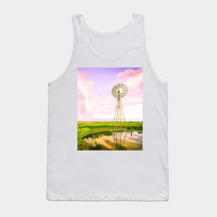 champ à la lumière violette Tank Top